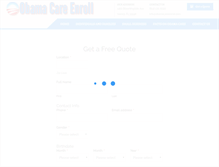 Tablet Screenshot of obamacareenroll.com